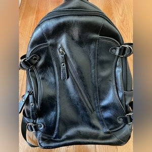 Leather Computer Backpack
